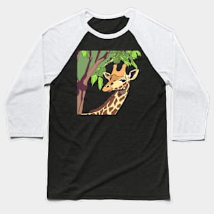 Animal Giraffe Love Baseball T-Shirt